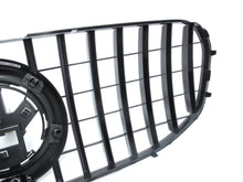 Chrome+Black Front Bumper GT Grille for 2020–2024 Mercedes-Benz X167 GLS450 GLS580 GLS400 GLS350