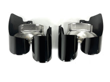 GTS Style Exhaust Tips Pipes Black for 2014-2016 Porsche 970.2 Panamera 4