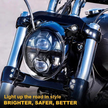LED Headlight Hi/Low Beam Lamp DRL For Harley Davidson V-Rod VRod 2002-2017