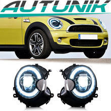 Sequential LED Headlights For 2007-2013 Mini Cooper R56 R57 R58 R59