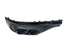 Black/Chrome Rear Diffuser For Audi Q5 Sportback 2021-2023