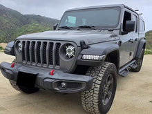 LED Sequential Turn Signal DRL Fender Lights For Jeep Gladiator JT Wrangler JL 2018-2025