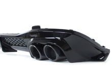 Gloss Black Rear Diffuser w/ Tips for Mercedes W223 S500 S580 AMG 2021–2025