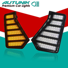 For Toyota Tacoma 2024 2025 Front Fog Light Side Grille Daytime Running Lamp DRL