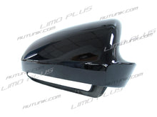 Gloss Black Side Mirror Cover Caps Replace For AUDI A4 B7 B6 2002-2008 mc53