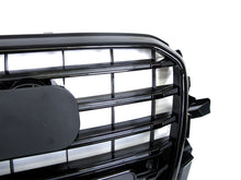 Glossy Black Front Bumper Grille Grill For Audi Q5 2013-2017 Base / S-line