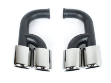 Chrome Exhaust Tips Muffler for Porsche Cayenne 2011-2014 Long Pipes