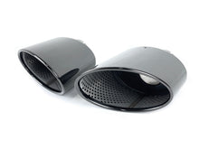 60mm Inlet Black Exhaust Tips Muffler for Audi A4 A5 A6 A7 Refit To RS4 RS5 RS6 RS7