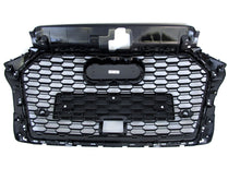 Carbon Fiber Look Front Grill for AUDI A3 8V S3 2017-2020 w/ ACC fg218