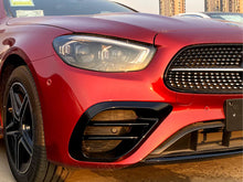 2x Fog Light Air Vent Covers Gloss Black for 2021–2024 Mercedes W213 E-Class E300 E350 E450 E53 AMG Bumper