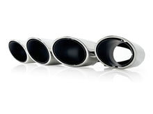 Silver Exhaust Tips for Porsche Panamera 971/970 2024+ | Panamera 4 / 4S / E-Hybrid