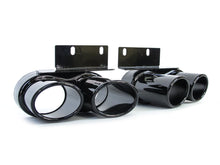 Gloss Black LED Rear Diffuser + Exhaust Tips For AUDI A5 B9 F5 2020-2022 2023 di184