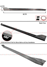 For 2021-2025 BMW G80 M3 MP Style Carbon Fiber Side Skirt Extension Splitter Replacement