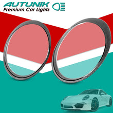 Clear Headlight Lens Replacement Cover Shell for Porsche Carrera 997 911 2006-2012 with Sealant