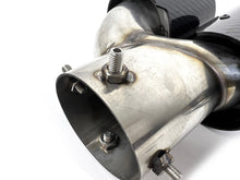 Silver Carbon Fiber Stainless Exhaust Tips Muffler for BMW G20 M340i G42 M440i G23 G26 M220i