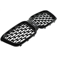 Black Diamond Front Bumper Grill for BMW X3 G01 X4 G02 2022-2024