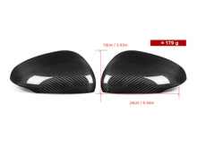 100% Dry Carbon Fiber Mirror Cover Caps Replace for Mercedes A-Class W177 CLA C118 W118 2020-2023 mc158