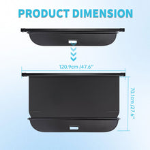 Retractable Rear Cargo Cover For Subaru Crosstrek / Impreza 2024–2025 Rear Trunk Shade