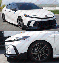 Gloss Black 3-Piece Front Bumper Lip Splitter For 2025+ Toyota Camry SE XSE