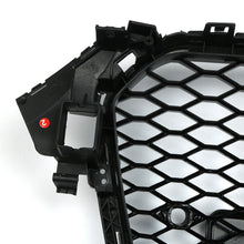 Honeycomb Sport Mesh Grille Grill Black For 13-16 Audi A4 S4 B8.5