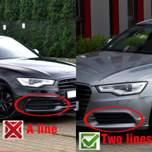 Front Fog Light Grill Cover for AUDI A6 C7 2012-2015 NON-Sline Lower Grille