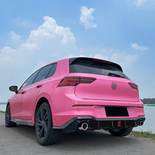 Gloss Black Rear Diffuser w/ LED Light for VW Golf 8 Mk8 R-line GTI 2022-2024