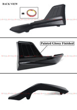 For 2020-2024 Toyota Corolla LE XLE SE XSE Sedan Gloss Black Rear Bumper Corner Apron Spats