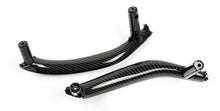 3PCS Carbon Fiber Look Inner Door Handle Panel Pull Trim For BMW X5 F15 X6 F16 2014-2018