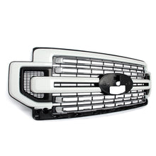 For 2020-2022 Ford F250 F350 F450 Super Duty LIMITED Front Bumper Upper Grille Oxford White