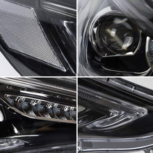 LED Projector Headlights For 2011- 2014 Hyundai Sonata W/Sequential LH+RH