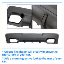 Rear Bumper Diffuser Lip Lower Valance Gray For 2014-2015 Chevy Camaro ZL1 Z28