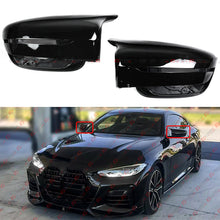 Gloss Black For BMW G42 G22 G23 G30 G11 G15 M5 Style Mirror Cap Conversion Housing Assembly