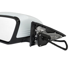White Left Driver Side Mirror w/ Blind Spot for 2014-2020 Mercedes W222 S450 S500 S550 Sedan