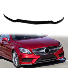 3pcs Gloss Black Front Lip Molding Trim For Mercedes W218 CLS CLS400 CLS550 2015-2018