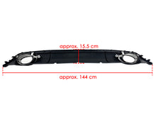 Rear Diffuser Black + Chrome Exhaust Tips for Audi A4 B85 Non-Sline 2013-2016 di199