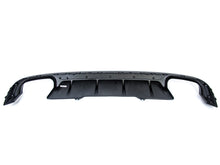 Gloss Black Rear Diffuser + Exhaust Tips For Audi A4 B9 Non-S-Line Sedan 2017–2019