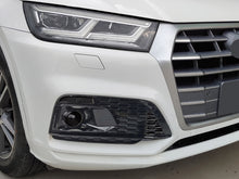 Gloss Black Front Fog Light Grille Cover For AUDI Q5 S-line SQ5 B9 2018-2020 fg241