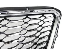 Front Upper Honeycomb Grill Chrome for Cadillac XT4 2019-2023 No Camera