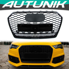Honeycomb Front Black Grille for AUDI A6 C7.5 S6 2016 2017 2018