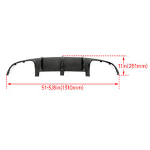 Carbon Look Rear Bumper Diffuser For Mercedes W204 C-Class C204 AMG 2008-2011