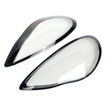L+R Front Headlight Lens Cover Replacements for 2010–2013 Porsche Panamera GTS/Turbo