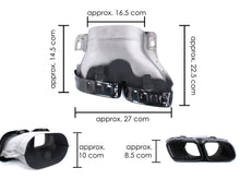 C63 Look Gloss Black Diffuser & Exhaust Tips For 2022-2025 Mercedes C-Class W206 C200 C300 C43 Sedan AMG Bumper