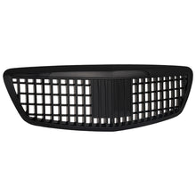 Fit For 2005-09 S-Class W221 Front Grille Gloss Black W/ ACC & W/ Camera Hole