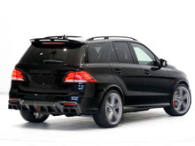 Gloss Black Rear Diffuser Exhaust Tailpipe for Mercedes W166 X166 GLE 350 AMG 2015-2018