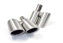 Black Chrome Brushed Exhaust Tips Tailpipe For Porsche 970 Panamera 2010-2013 et167
