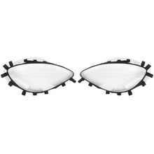 Pair Clear Headlight Lens Covers + Gaskets For Corvette C6 2005–2013 (Pop-Up Headlights)