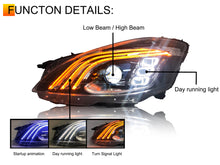LED Projector DRL Headlight Assembly w/o AFS for Mercedes-Benz S-class W221 2010-2013