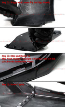 For 2016-2024 Chevy Camaro Gloss Black Shark Fin Rear Bumper Diffuser Replacement