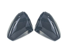 Real Carbon Fiber Mirror Cover Caps Replace for Audi A6 S6 RS6 A7 S7 RS7 C8 2019-2023 2024 w/o Lane Assist