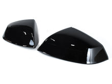 Glossy Black Side Mirror Cover Caps for Audi Q5 SQ5 2018–2025 No Side Assist